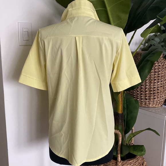 Canary Yellow Blouse Shirt - Picture 2 of 4